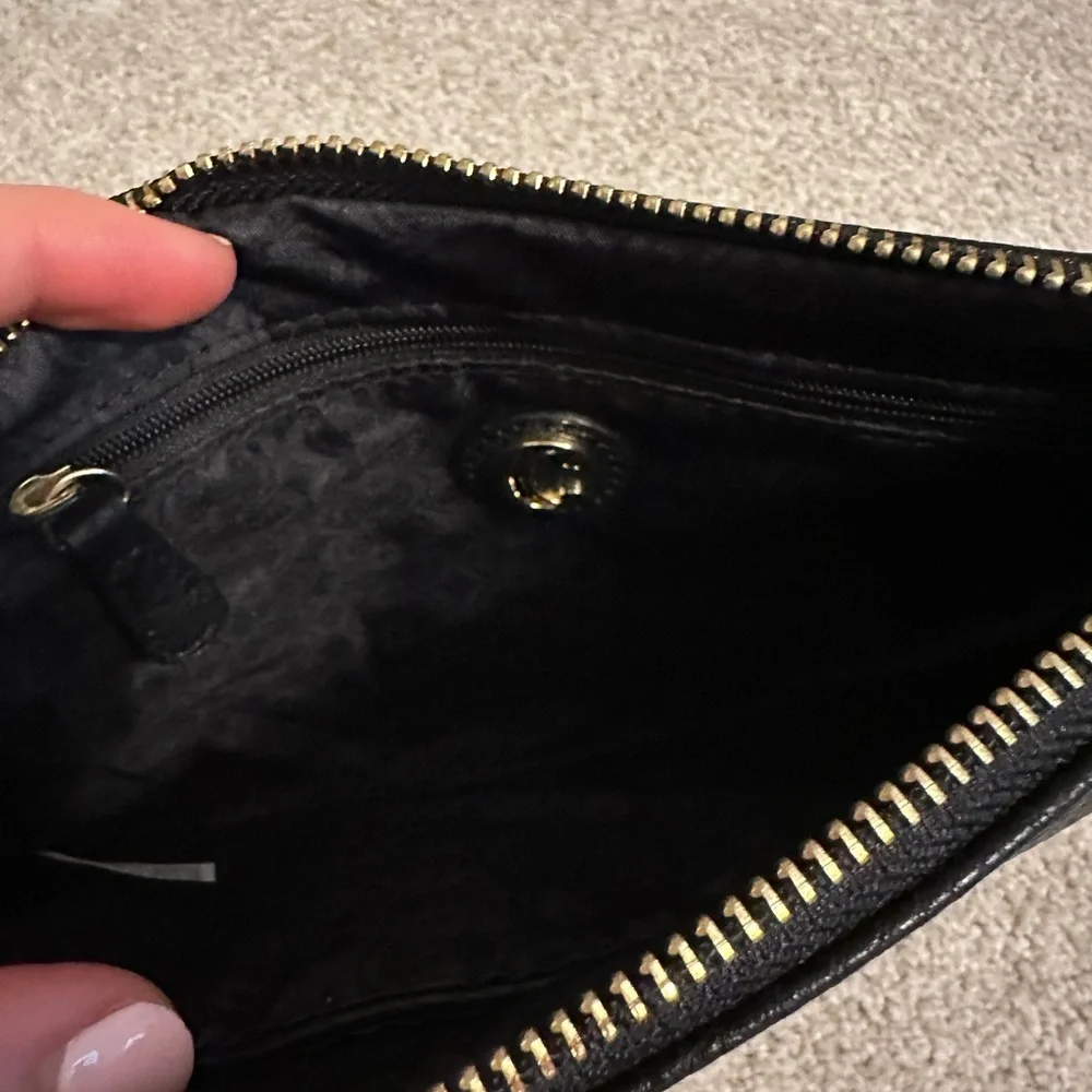 Charming Charlie's Black and White Pouch
